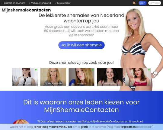 Mijn shemalecontacten