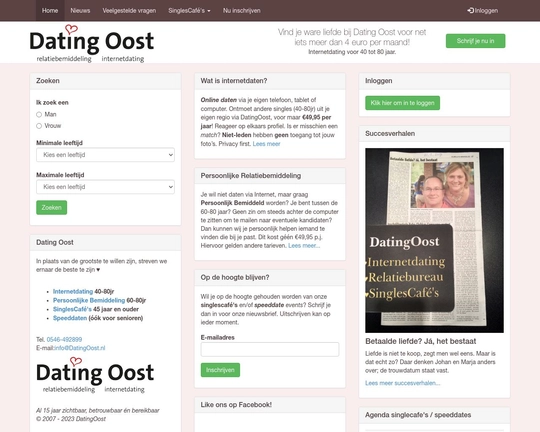 Relatiebureau DatingOost Logo