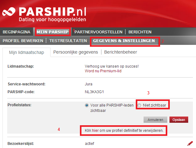 Een partnersuche